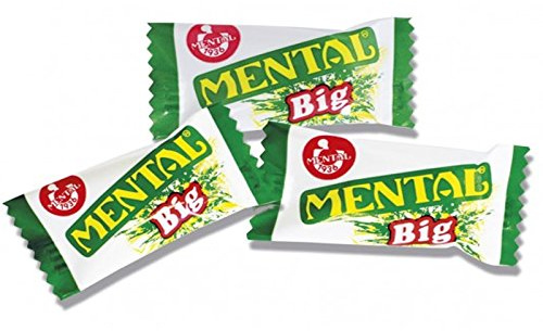 500 gr CONFETTO MENTAL BIG ALLA MENTA E LIQUIRIZIA MENTOLO CARAMELLE SFUSE