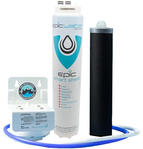 Epic Smart Shield. Under Sink Water Filter, Inline NSF 53 Water Filter. Direct Connect DIY Install For Under Sink. USA Made Tap Water Filtration System. Zero Water Wasted