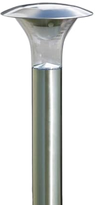 Lindby LED Solarleuchten Jolin (spritzwassergeschützt (Modern) in Alu aus Edelstahl (1 flammig,) - Solarlampe Solarleuchte Garten