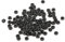 Tornillo Hexagonal, Perno de Plástico M3 de 100 Piezas de Walfront, Kit de Tornillo Hexagonal de Nylon de Bloqueo (Negro)