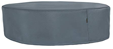 Hentex Cover Abdeckplane Abdeckhaube rund für Gartentisch, Durchmesser Ø 200cm x Höhe 85cm
