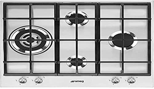 SMEG PX164L, Placa de gas LINEA, Stainless steel