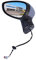 BESTPRICE 1x Elektrischer Außenspiegel links beheizbar Seitenspiegel asphärisch Kompatibel mit FORD FIESTA Mk6 (CB1, CCN), FIESTA Mk6 Van