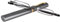 KoKoBin Mini Schmal Lesebrille Federscharnier Metall Lesehilfe Unisex-Sehhilfe mit Etui(Gewehr,+1.0)