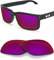 BlazerBuck Verres de rechange polarisés anti-sel pour Oakley Holbrook OO9102, Polarisée étoilée brûlée – [revêtement en polycarbonate].,
