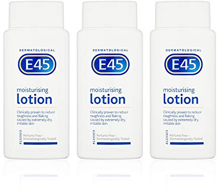 E45 Dermatological Moisturising Lotion 200ml x 3