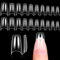 Makartt French Faux Ongles, Acrylique Nail Tips 500pcs Demi-Couverture Faux Ongles Conseils Appuyez Sur Les Ongles Acrylique Ongles Conseils 10 Tailles