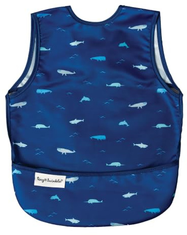 Tiny Twinkle – Kleckerschutz-Schürzenlätzchen, wasserdichtes Essenslätzchen für Babys und Kleinkinder – frei von PFAS, PVC, BPA und Phthalaten