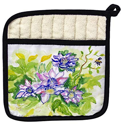 Betsy Drake PT284 Clematis Pot Holder
