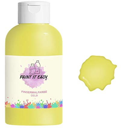 PAINT IT EASY NEU Fingerfarbe Happy Painting, 750 ml, Gelb