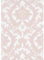 Papier peint damassé rose & blanc élégant Tapisserie baroque chic rose & blanche Papier peint intissé chambre & salle à manger