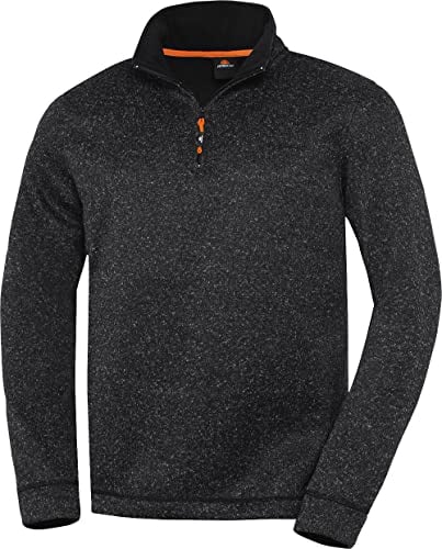 NORDCAP Strickfleece-Troyer, Warmer Unisex Pullover aus Strick und Fleece, atmungsaktiver Fleecepullover mit Stehkragen und Zipp für Männer & Frauen, Größe S - XXXL