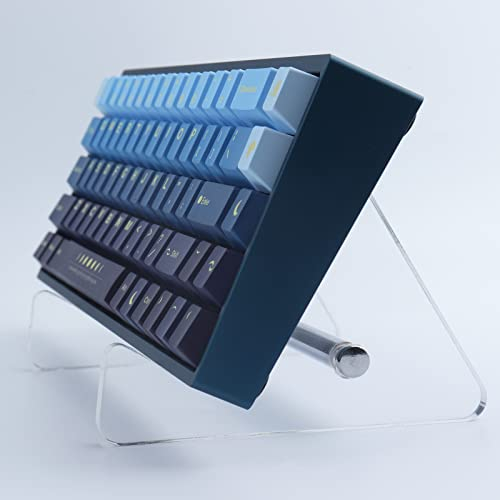 Hyekit Keyboardstand Metall Edelstahl Acryl Transparent Super Dick Acrylrahmen Holder Display Stand Gaming Tastatur Plate Holder Anzeige Stand