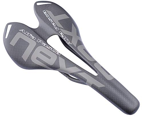 Alfa Pasca Carbon Sattel 275 * 143mm MTB Sattel 3K Matt Rennradsattel Carbon Grau Fahrrad Sattel
