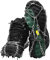 HAFIX® Spikes Schuhspikes Schuhkrallen Anti-Rutsch Schuh-Kette. Eisstollen für Sicherheit im EIS Schnee Glätte. Stollen Steigeisen Wandern Schuhkralle 1 Paar. 8 Krallen Tough.