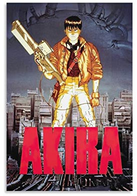 HIHIOI Akira 1988 Katsuhiro Otomo Filmposter Leinwandkunst Poster und Wandkunst Bild Druck Moderne Familie Schlafzimmer Dekor Poster 60 x 90 cm