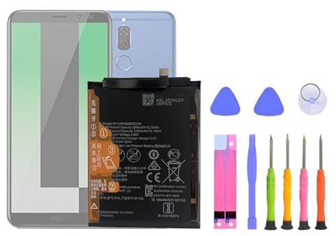 HIGHAKKU Ersatzakku Batterie HB356687ECW kompatibel mit Hua-wei Mate 10 Lite / P30 Lite/Honor 7X / Nova 2 Plus/Nova 2S with Tools