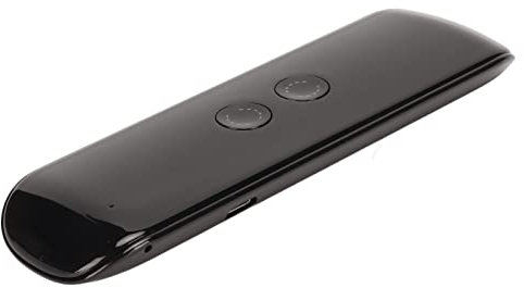 Dispositif de Traduction de Langue, G5 Pro Traducteur Vocal instantané Bidirectionnel Intelligent, Traduction en 144 Langues Interprète Vocal Bluetooth Intelligent Portable (Noir)