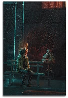 KWID Filmposter Joker Joaquin Phoenix 2 Poster, dekorative Malerei, Leinwand, 50 x 75 cm