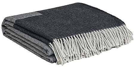 Gant Logo Throw, Grey, 130x180
