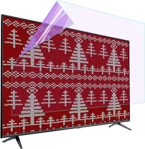 CIADAZ 48-75 Anti Blue Light TV Screen Protector, Matte Monitor Film, Anti Glare Anti-Scratch Protector Film, for Samsung Sony Sharp Hisense LG etc / 55in 1211x682mm