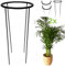 STÜTZEN-Liebe 2 Stück Ring VERBIND L 50/21 Ring für Pflanzen, Pflanzenstütze, Staudenhalter, Garten Stützring, Pflanzenhalter, Pflanzenstützen, Rankhilfe, Blume, Ringstütze Ring Schelle 2 in 1