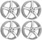 4x Dezent Felgen Alufelgen TY 6.5Jx16 ET50 5x108 kompatibel mit Citroen C4 Berlingo C4