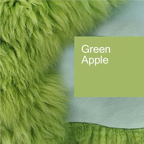 Provellus TOP ÖKO LAMMFELL SCHAFFELL FELLE Green Apple GRÜN APFELGRÜN NEU L-XL 80cm - 100cm