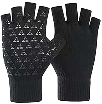 Damen-Handschuhe, Fäustlinge, Winter, USB-beheizt, warme Handschuhe, beheizt, handwarm, Wandern, Fahren, Laufen, Radfahren, Handschuhe für Herren (Schwarz, Einheitsgröße)