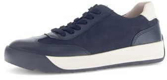 Gabor Damen Low-Top Sneaker, Frauen Halbschuhe,schnürschuhe,schnürer,straßenschuhe,Strassenschuhe,Sportschuhe,Midnight/Panna,37.5 EU / 4.5 UK