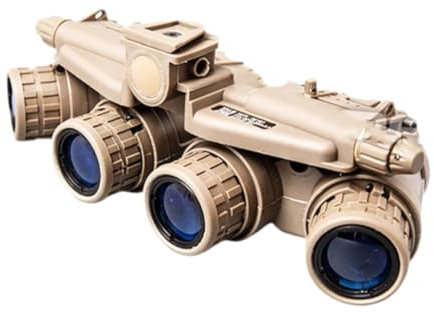 Dual-Tube Fernglas Nachtsichtbrille Dummy Modell Jagd Schneller Helm Zubehör Rollenspiel Helm Ausrüstung Helm Vision Nacht Schnuller Nachthelm Attrappe Nachtsicht Nacht Militär