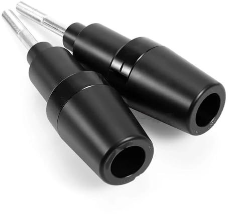 DZSLLOOI Für MT03 Für MT25 Rahmen Slider Crash Protector Für MT03 Motorrad Zubehör Für MT 03 25 Fallende Schutz Rahmen Motor Crash Pad Rahmenschieber(Schwarz)