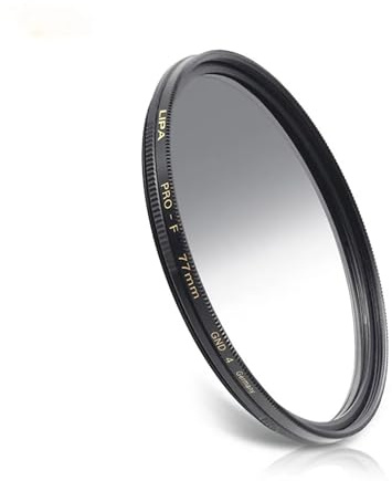 ZZGXWM Filtro UV degradado de alta transmisión de luz para lente de cámara SLR, accesorio de fotografía profesional (gris degradado 82 mm)