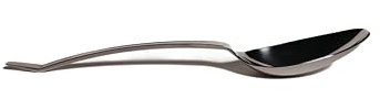 Modernist Cutlery XL Quenelle Spoon - Stainless Steel Coated Spoon