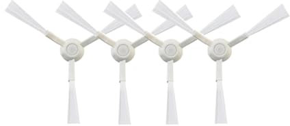 Nilnyvda Compatible Compatible con Xiaomi Robot Aspirador S10 S12 T12 B106GL/ Mop 2S XMSTJQR2S / 3C B106CN Piezas Accesorios Cepillo Lateral Principal Filtro Mop(Light Grey)