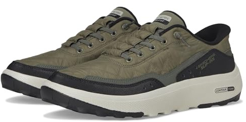 Skechers Herren URBAN Explore Trainer, Olive Cozypoly/Synthetic/Trim, 42.5 EU