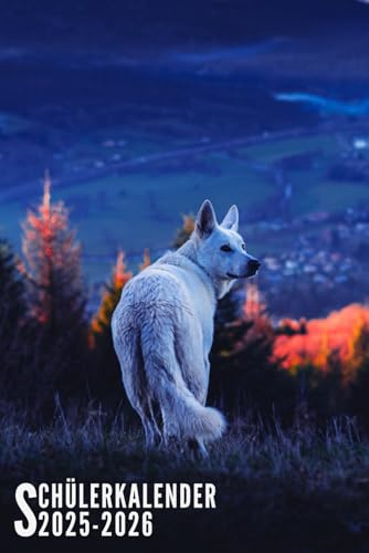 Schülerkalender 2025/2026: Wolf - Schulplaner Für Grundschule, Gymnasium, Mädchen, Jungen, Teenager Mit Wochenplaner, Stundenplan, Schulferien Und Mehr