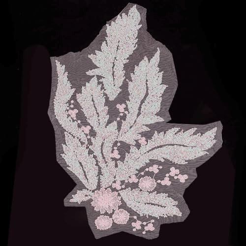 PH PandaHall 3D-Pailletten-Perlenstickerei-Spitzenapplikation