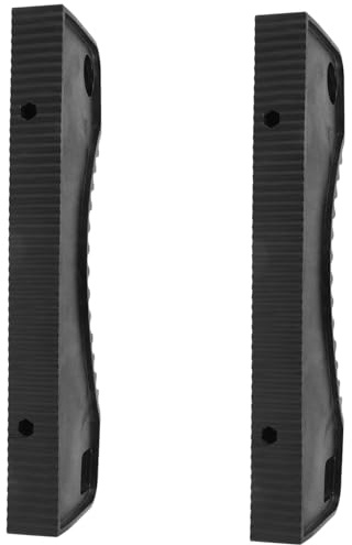 SEWACC 2pcs Black Telescopic Ladder Step Cushions with Non-Slip Feet Pads Bunk Bed Ladder Accessories for Rv Dorm and Loft Bed Safety and Comfort