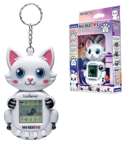 Lexibook, Console My Best-E Chat, JLMBCATLXB | Écran LCD, Porte-clés inclus
