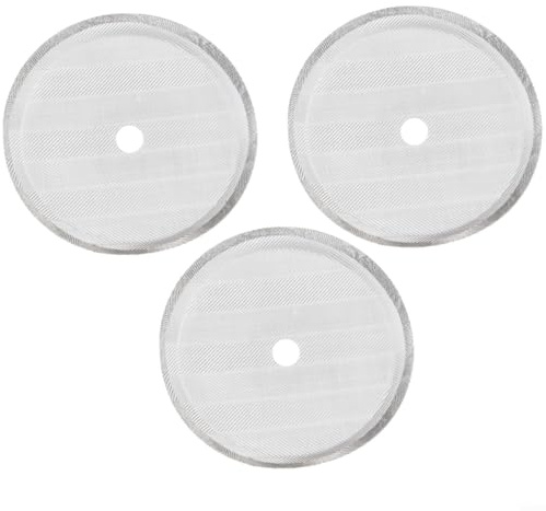 3 Stück Edelstahl für French Press Filter Ersatz für 350 ml, 800 ml, 1000 ml Kaffeepressen, leicht zu reinigen und langlebig (für 1000 ml)