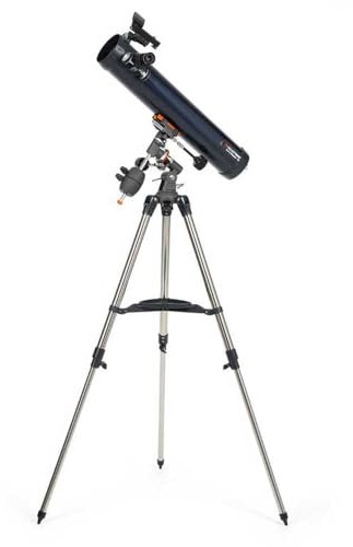 Celestron 31035 AstroMaster 76EQ Newtonian Reflector Telescope, Dark Blue