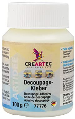 CREARTEC Decoupage-Kleber - Ideal für Papier-Bastelarbeiten - 100 g - Made in Germany