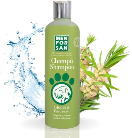Shampoing pour animaux de compagnie Menforsan Arbre à thé (300 ml)