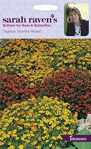 Johnsons - Sarah Raven's Flowers - Tagetes Starfire Mixed - 200 Seeds