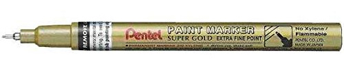 Pentel Paint Markers Extra Fine Point Gold (Pack of 3) Supplied Loose