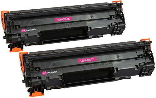 Ink Inspiration 2 Premium Toner für HP Laserjet Pro P1102 P1102W M1212NF M1213NF M1217NFW MFP CE285A Canon I-Sensys LBP-6000 LBP-6018 LBP-6020 LBP-6020B MF-3010 CRG 725 | 1.600 Seiten