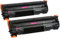 Ink Inspiration 2 Premium Toner für HP Laserjet Pro P1102 P1102W M1212NF M1213NF M1217NFW MFP CE285A Canon I-Sensys LBP-6000 LBP-6018 LBP-6020 LBP-6020B MF-3010 CRG 725 | 1.600 Seiten
