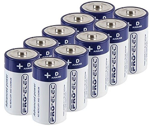 PRO ELEC - D Ultra Alkaline Batteries Business Pack (10 Pack) - PSG91116