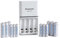 Panasonic K-KJ55MBS66A eneloop Power Pack; 6AA, 6AAA, and Advanced Battery 3 Hour Quick Charger (battery color may vary)
